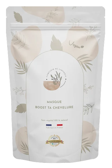 Masque aux poudres ayurvédique prêt à l'emploi pour le cuir chevelu